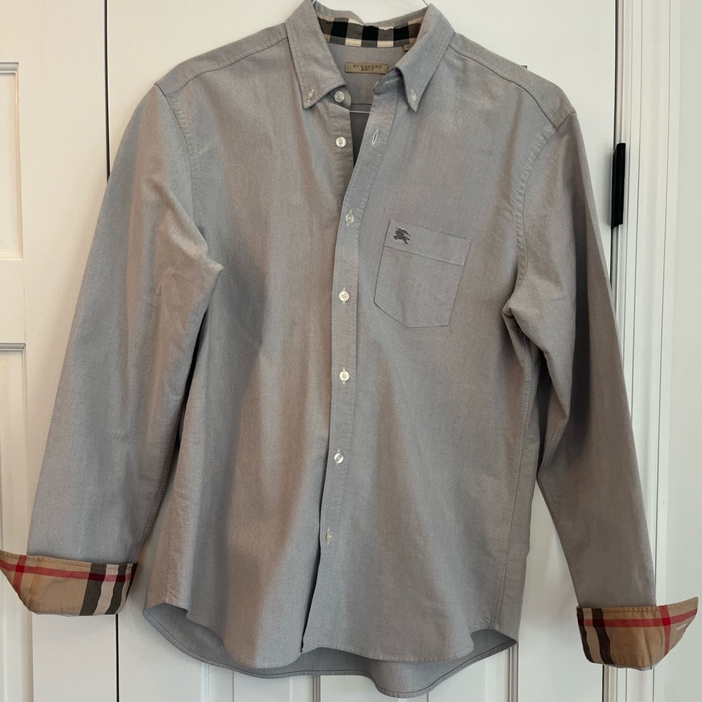 BURBERRY MENS SHIRT WORN ONCE! LIKE NEW!
